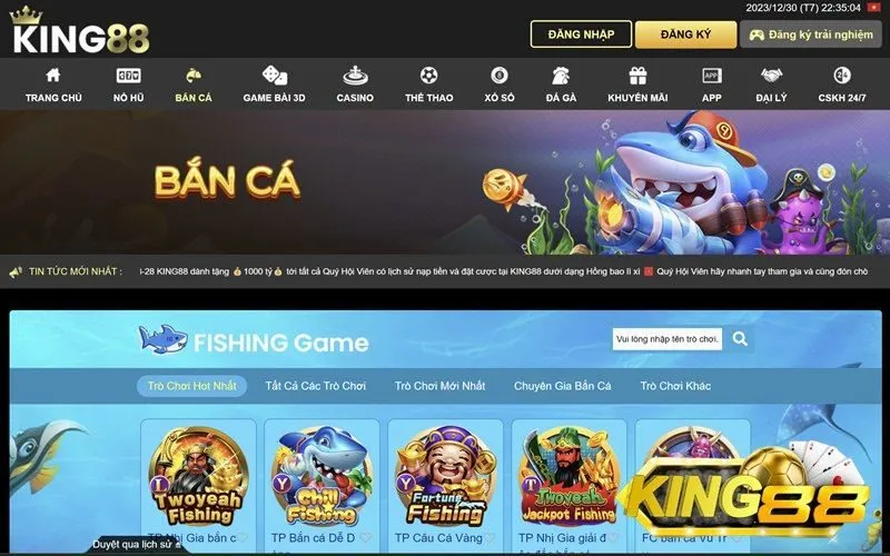 Cách thức tham gia chơi Bắn Cá King88