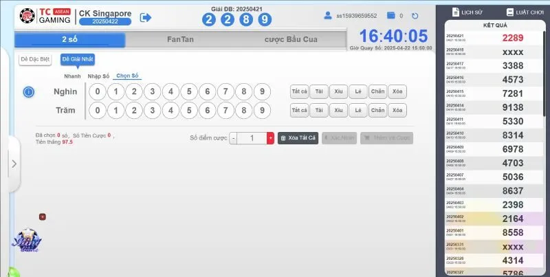 Các hình thức cược trong Xổ số Singapore King88