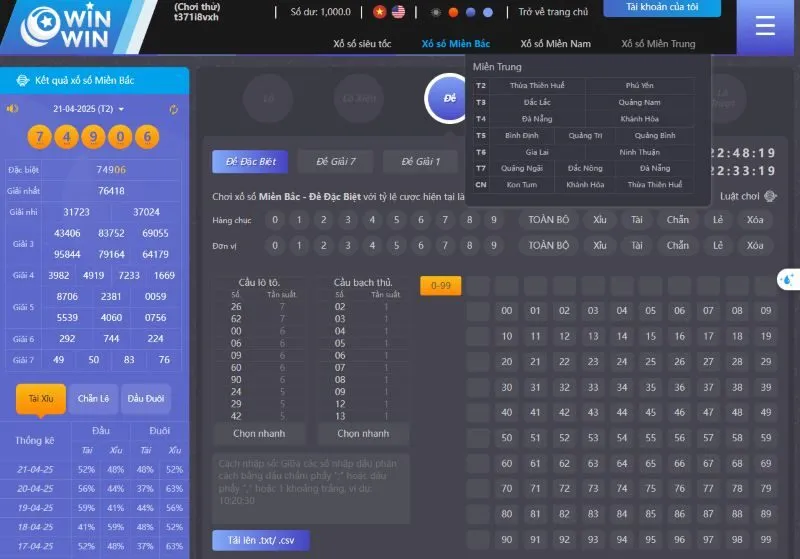 Các game hút khách tại Xổ số Việt Nam King88