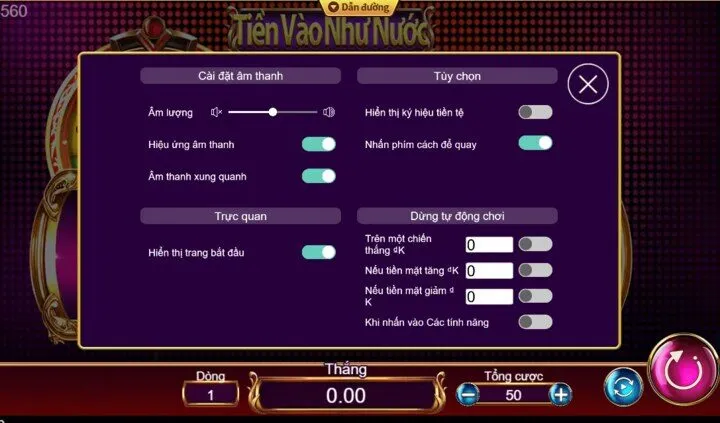 Cài đặt Tiền vào như nước King88 có gì?