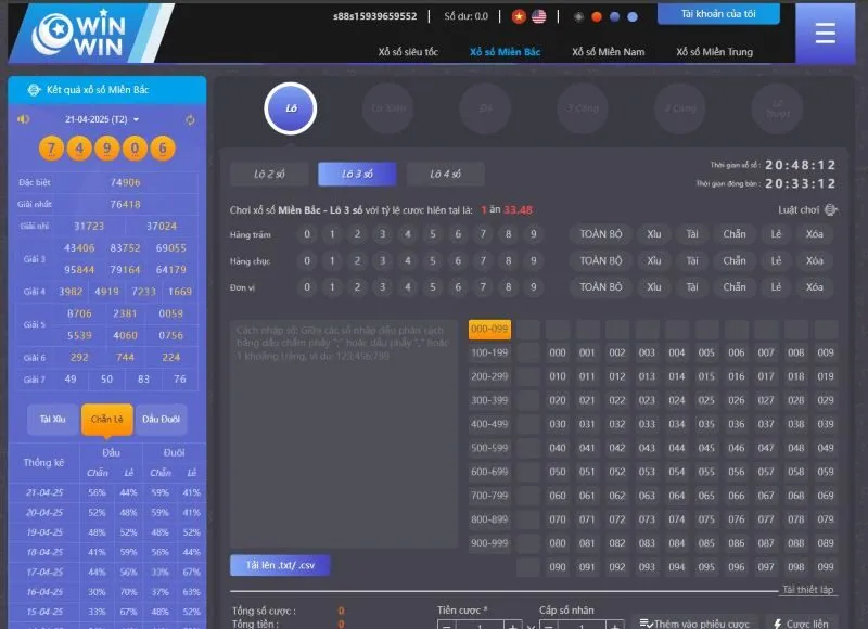 Sức hấp dẫn của siêu phẩm xổ số miền Bắc King88